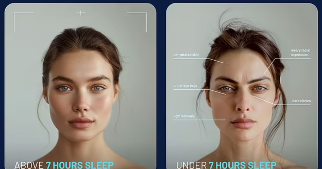 How your face changes with less than 7 hours of sleep: Study findings